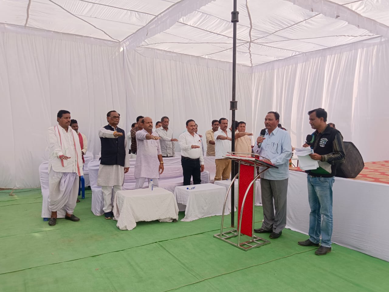 विकासखंड सरायपाली में विकसित भारत संकल्प यात्रा ग्राम पंचायत... - CG Sandesh
