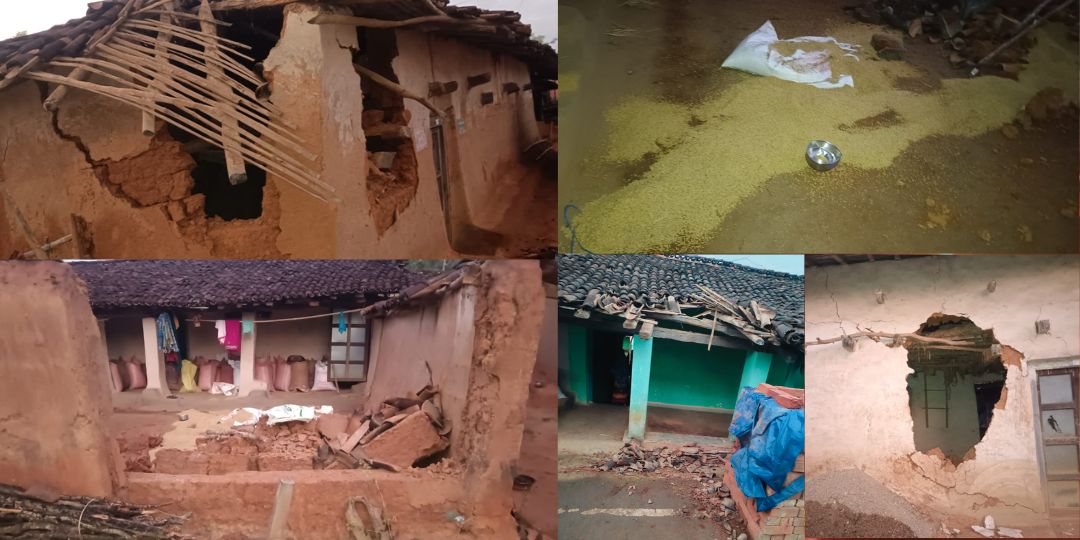 CG : हाथी ने जमकर मचाया उत्पात, घरों को तोड़ा, मंडी पहुंचकर ध... - CG Sandesh