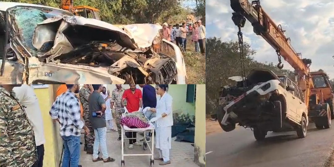  CG ब्रेकिंग : तेज रफ्तार स्कॉर्पियो ने दो बाइक सवारों को रौ... - CG Sandesh