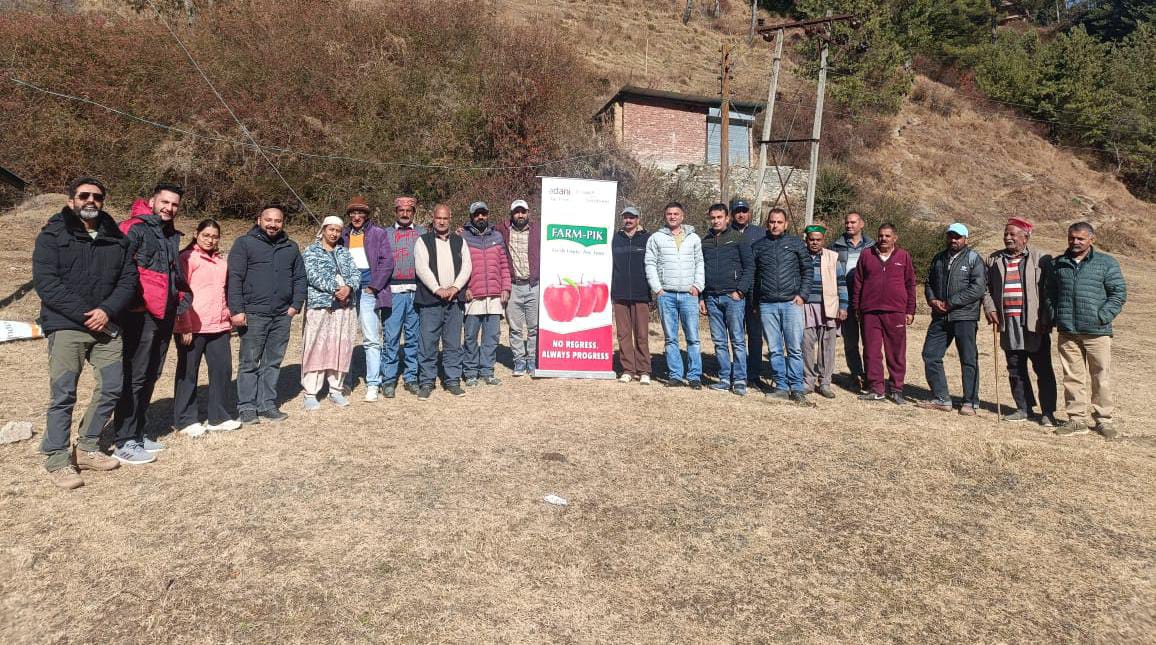 सेब किसानों की उन्नति की ओर एक कदम अदाणी एग्री फ्रेश का 'ग्र... - CG Sandesh