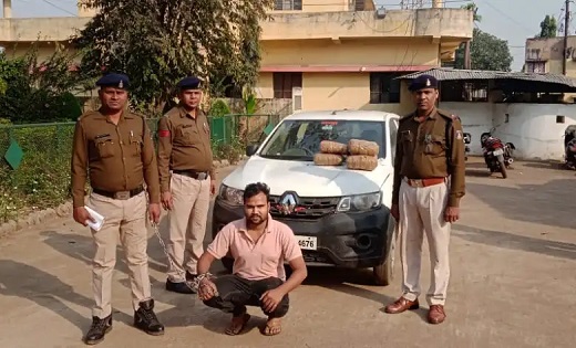 धरसींवा एवं खमतराई क्षेत्र में गांजा बेचने के फिराक में घूम रहें 2 आरोपी गिरफ्तार