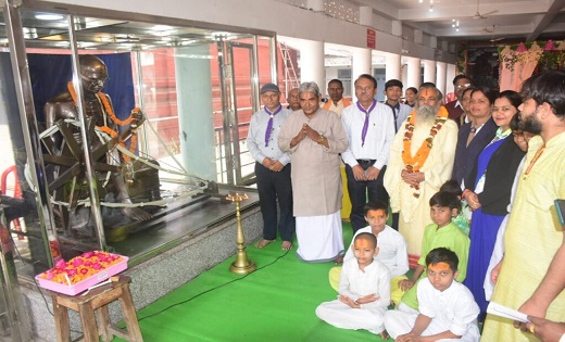जैतू साव मठ में सर्वधर्म प्रार्थना सभा के जरिए राष्ट्रपिता महात्मा गांधी को दी गई श्रद्धांजलि