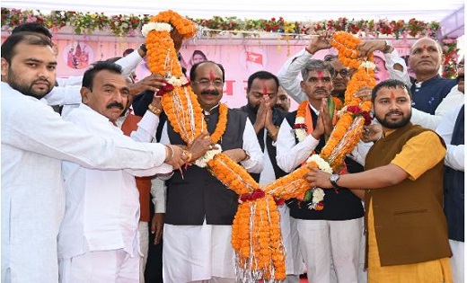 साहू युवक-युवती परिचय सम्मेलन में पहुंचे उप मुख्यमंत्री अरुण साव