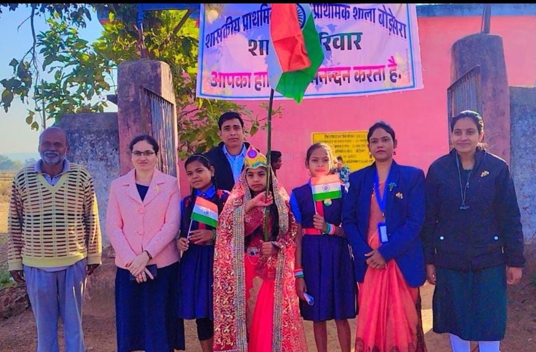 सरायपाली : शासकीय प्राथमिक शाला बोडेसरा में 75 वें गणतंत्र द... - CG Sandesh
