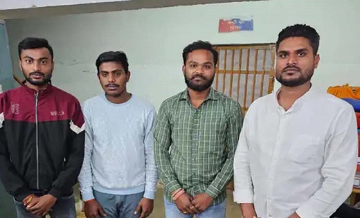 भाजयुमो नेता की पिटाई करने वाले यूथ कांग्रेस नेता समेत 4 आरोपी गिरफ्तार