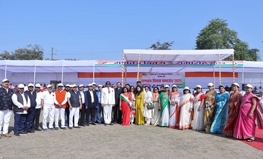 एसईसीएल दीपका क्षेत्र में 75वां गणतंत्र दिवस हर्षोल्लास के साथ मनाया गया