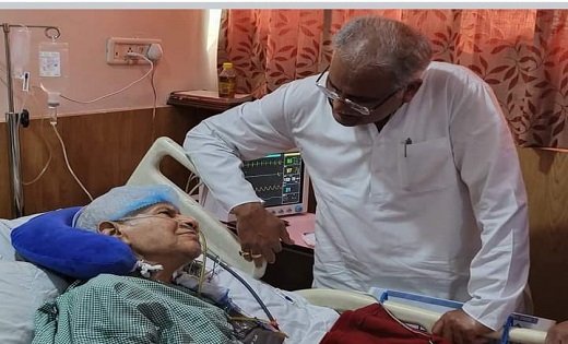 नंदकुमार बघेल के निधन पर पीसीसी चीफ दीपक बैज ने जताया शोक