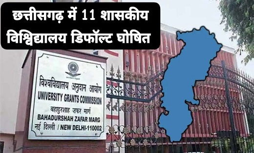 छत्तीसगढ़ के 11 यूनिवर्सिटी डिफाल्टर घोषित...जानिए UGC ने क्यों लिया ऐसा फैसला