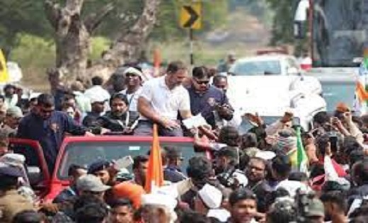 राहुल गांधी की भारत जोड़ो न्याय यात्रा पहुंची छत्तीसगढ़ 