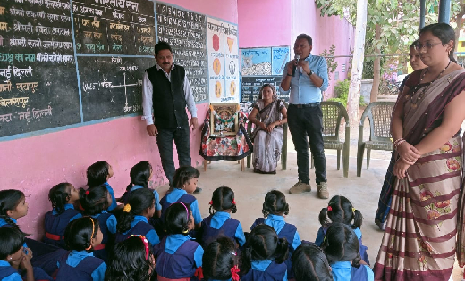 बसना : बँसुला स्कूल में आयोजित किया गया अंगना में शिक्षा कार... - CG Sandesh