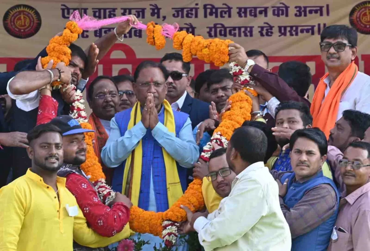 संत गुरू रविदास के विचार और आदर्श आज भी प्रासंगिकः सीएम साय