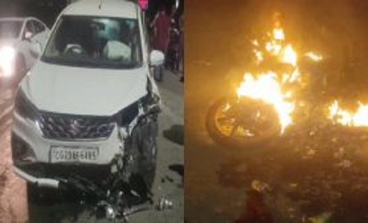 CG Accident : बाइक और कार में भिंड़त में दो युवकों की मौके पर... - CG Sandesh