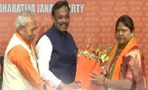 BJP में शामिल हुई सीता सोरेन...कुछ देर पहले JMM की सदस्यता स... - CG Sandesh