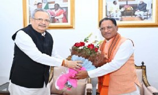 मुख्यमंत्री विष्णु देव साय सरकार के पूरे हुए तीन माह,विस अध्यक्ष डॉ. रमन सिंह ने दी बधाई