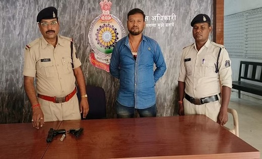  कट्टे दिखाकर ट्रैक्टर चालकों से कर रहा था अवैध वसूली, पुलिस... - CG Sandesh