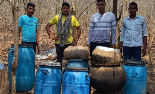 सिंघोडा : अवैध शराब निर्माण पर बड़ी कार्यवाही, 100 लीटर शराब ... - CG Sandesh