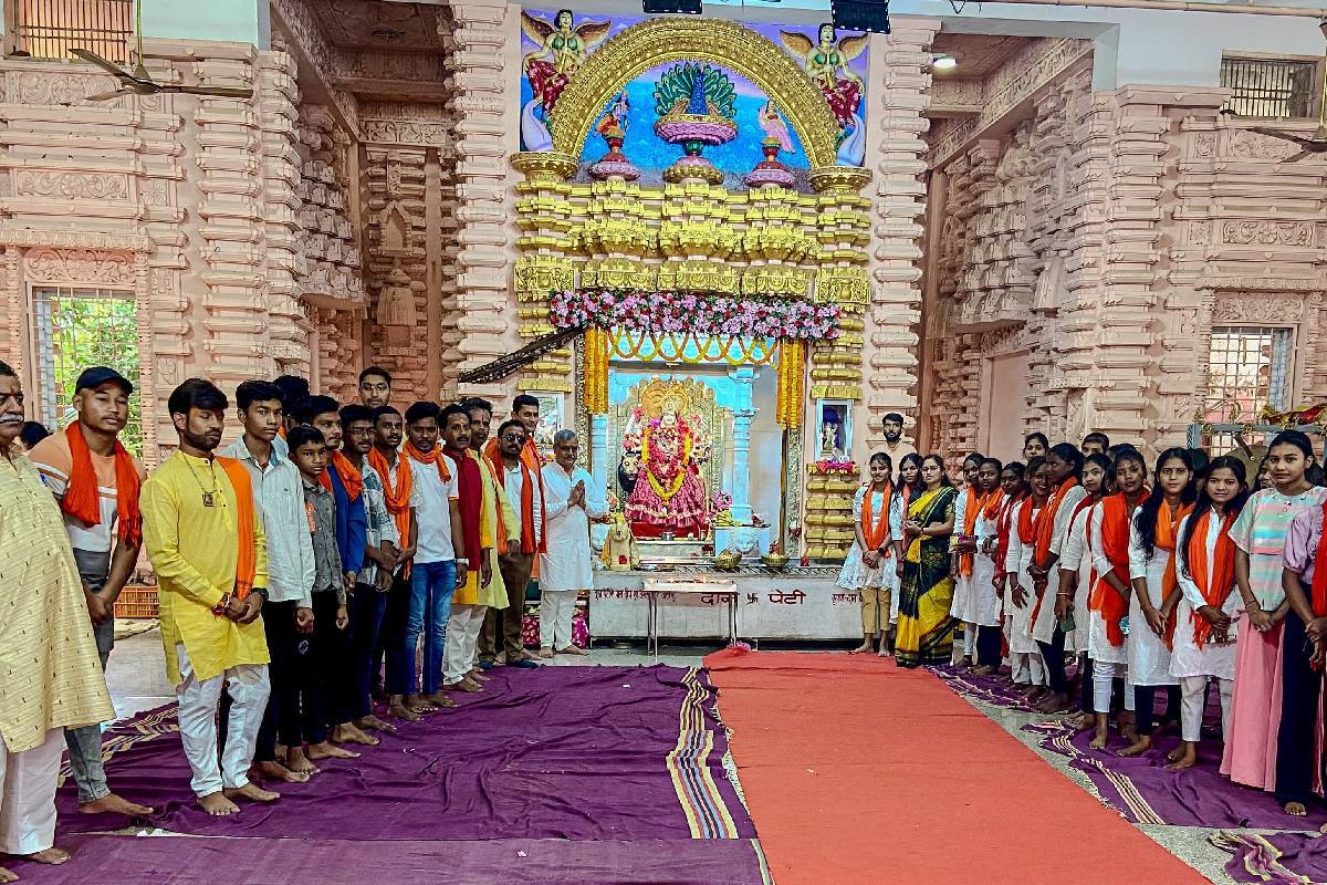 सरायपाली : दुर्गा वाहिनी द्वारा किया गया हिन्दू नववर्ष का भव... - CG Sandesh