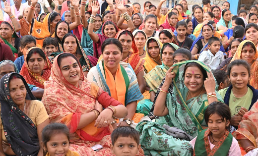कुरूद विधानसभा के अनेक ग्रामों में हुआ रूपकुमारी चौधरी का भव... - CG Sandesh