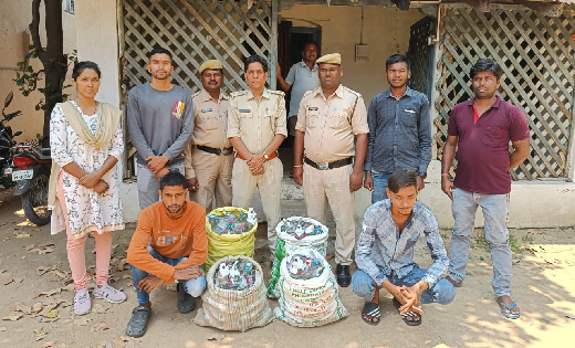 महासमुंद : 46 हजार 350 रुपए का देशी प्लेन शराब जप्त - CG Sandesh