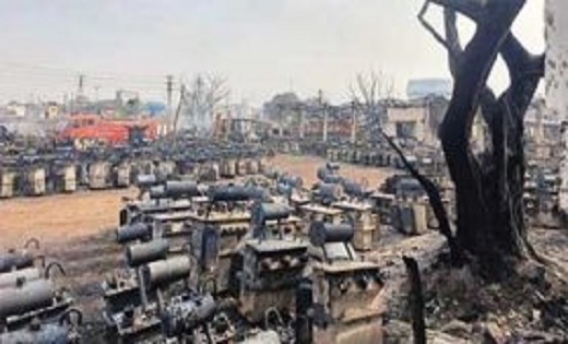 क्षेत्रीय भंडार में हुई आगजनी मामले में जांच नहीं हुई पूरी, जांच समिति ने मांगा और एक हफ्ते का समय