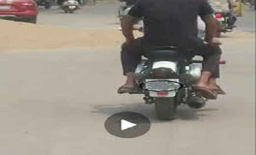 दुर्ग पुलिस की है पैनी नजर : बुलेट से फटाखा फोड़ना पड़ा भारी,... - CG Sandesh