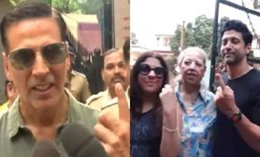 लोकसभा चुनाव के पांचवें चरण का मतदान जारी : अक्षय कुमार, जान... - CG Sandesh