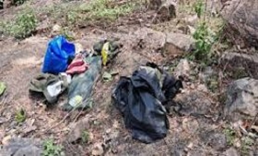 ओडिशा की सीमा पर मुठभेड़ में एक पुरुष नक्सली ढेर ,विस्फोटक सामग्री बरामद