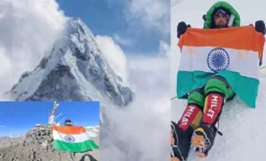 छत्तीसगढ़ की बेटी निशु ने सबसे ऊंची चोटी माउंट एवरेस्ट पर लहर... - CG Sandesh