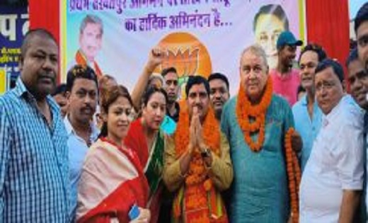 तखतपुर में केंद्रीय राज्य मंत्री तोखन साहू का हुआ स्वागत, भू... - CG Sandesh