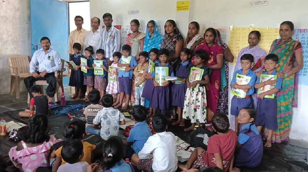 बसना : छोटेटेमरी में धूमधाम से मनाया गया शाला प्रवेश उत्सव - CG Sandesh