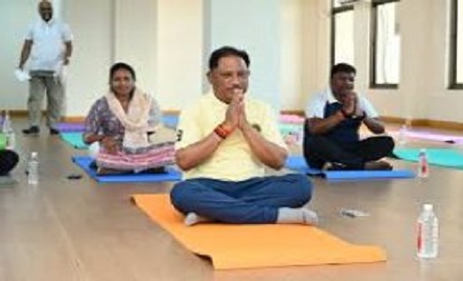 अन्तर्राष्ट्रीय योग दिवस : मुख्यमंत्री विष्णु देव साय 21 जून को राजधानी के साइंस कॉलेज मैदान में करेंगे योगाभ्यास