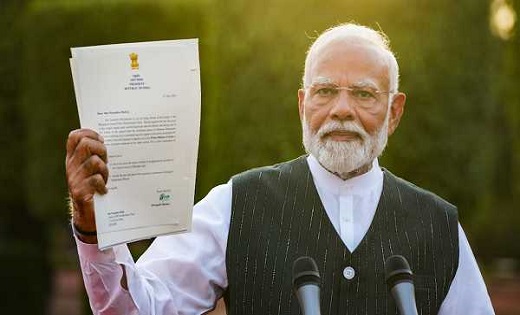 आज तीसरी बार PM पद की शपथ लेंगे नरेंद्र मोदी - CG Sandesh
