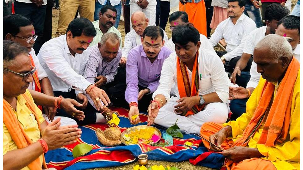 महासमुंद : जल जीवन मिशन अंतर्गत बनने वाले एमबीआर का विधायक न... - CG Sandesh
