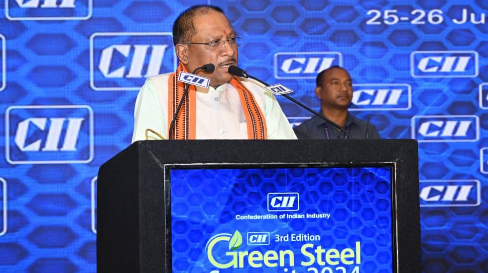 ग्रीन स्टील से शून्य कार्बन उत्सर्जन के लक्ष्य के साथ ही खुल... - CG Sandesh