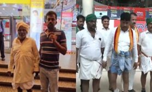 धोती पहने बुजुर्ग को मॉल में नहीं मिली एंट्री तो मचा बवाल, क... - CG Sandesh