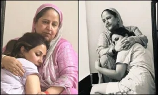 Hina Khan के कैंसर की खबर मिलने पर एक्ट्रेस ने शेयर किया मां... - CG Sandesh