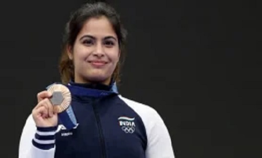Manu Bhaker Bronze: मनु ने रचा इतिहास, ओलंपिक में शूटिंग में... - CG Sandesh