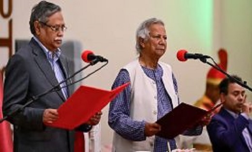 Bangladesh: शपथ के बाद बोले यूनुस- अल्पसंख्यकों की सुरक्षा प... - CG Sandesh