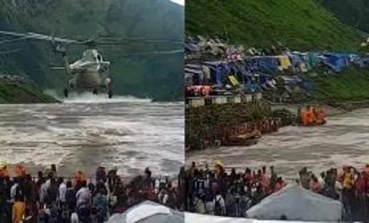 भारी बारिश और लैंडस्लाइड से केदारनाथ यात्रा रोकी गई, 4000 लो... - CG Sandesh