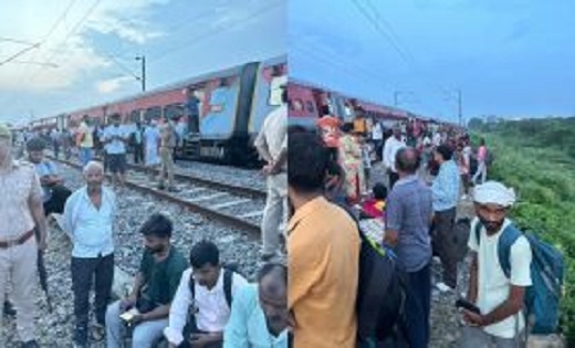 देर रात बड़ा ट्रेन हादसा: कानपुर के पास पटरी से उतरे साबरमती... - CG Sandesh