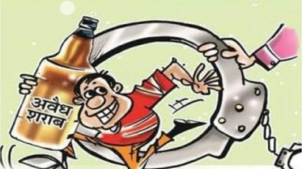 सांकरा : शंकरपुर चौक से पुलिस ने जप्त की महुआ शराब. - CG Sandesh