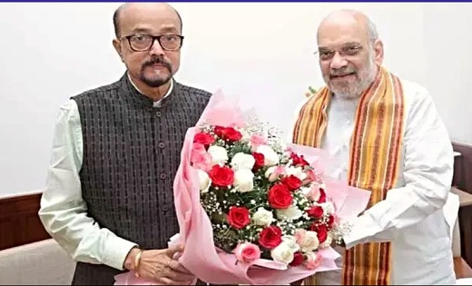 केंद्रीय गृह मंत्री से मिले राज्‍यपाल डेका, शपथ ग्रहण के बाद राज्‍यपाल का पहला दिल्ली दौरा...