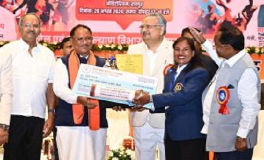 खेल अलंकरण समारोह में सीएम साय का बड़ा ऐलान,ओलंपिक में मेडल जीतने पर खिलाड़ियों को मिलेंगे करोड़ों रुपए