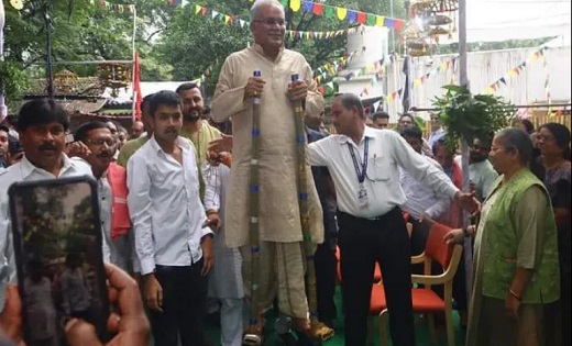 कांग्रेस सरकार गेम चेंजर थी साय सरकार नेम चेंजर, गेड़ी नहीं चढ़ पाए सीएम- भूपेश