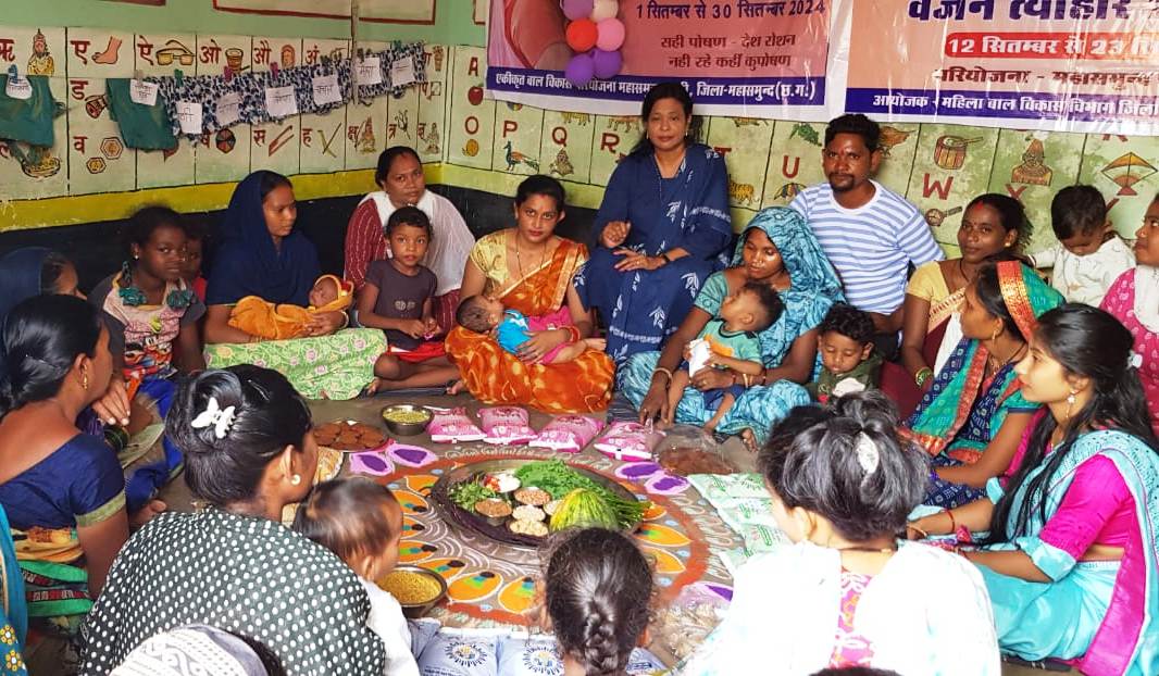 महासमुंद : शहरी आंगनबाड़ी केंद्रों मे दी जा रही संतुलित खान प... - CG Sandesh
