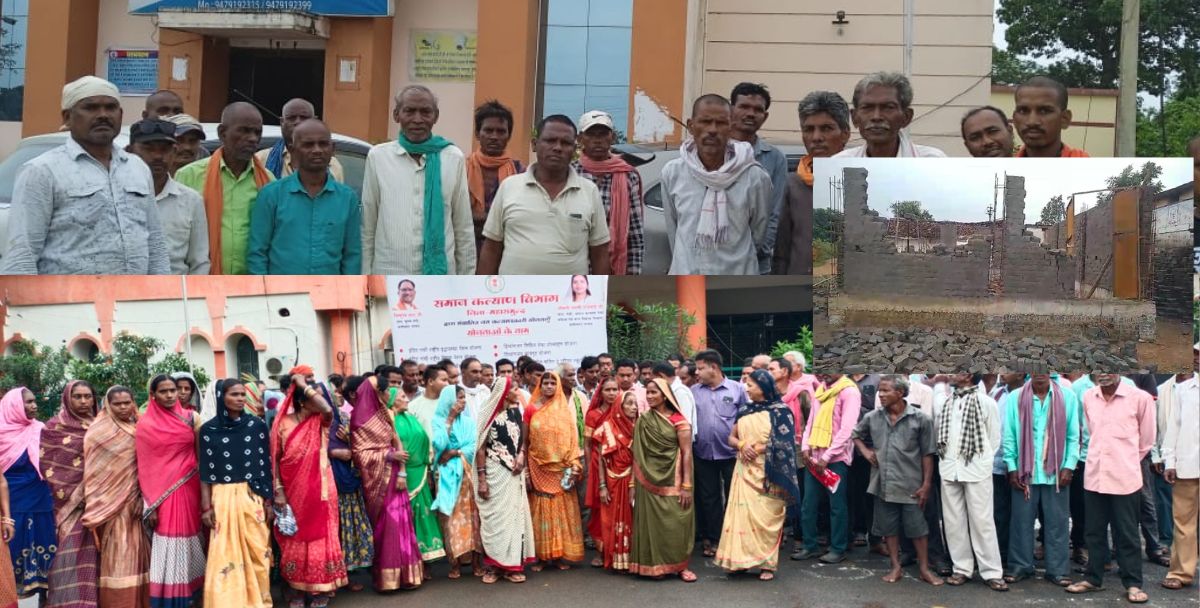 महासमुंद - सामुदायिक भवन को लेकर ग्रामीण आपस में भिड़े - CG Sandesh