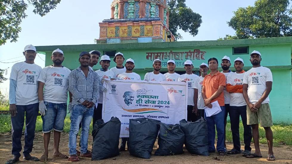 महासमुंद : माय भारत वॉलिंटियर्स द्वारा ग्राम मामा - भाचा में... - CG Sandesh
