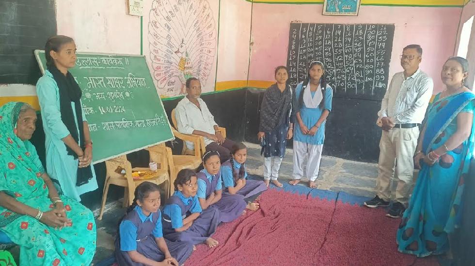 खल्लारी में उल्लास नवभारत साक्षर भारत केंद्र का शुभारंभ - CG Sandesh