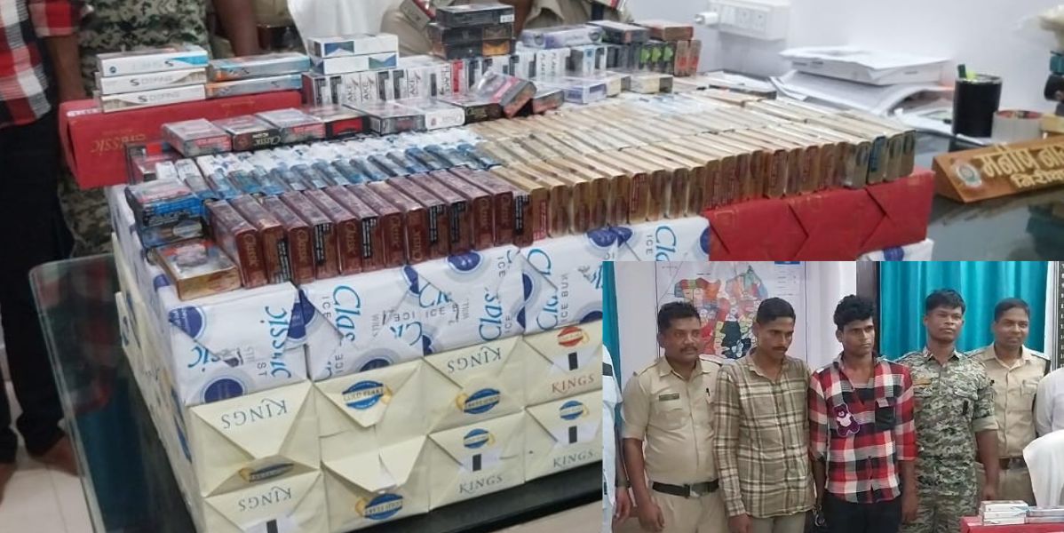 CG NEWS : 12 लाख के सिगरेट की चोरी, दो आरोपी गिरफ्तार, एक फर... - CG Sandesh