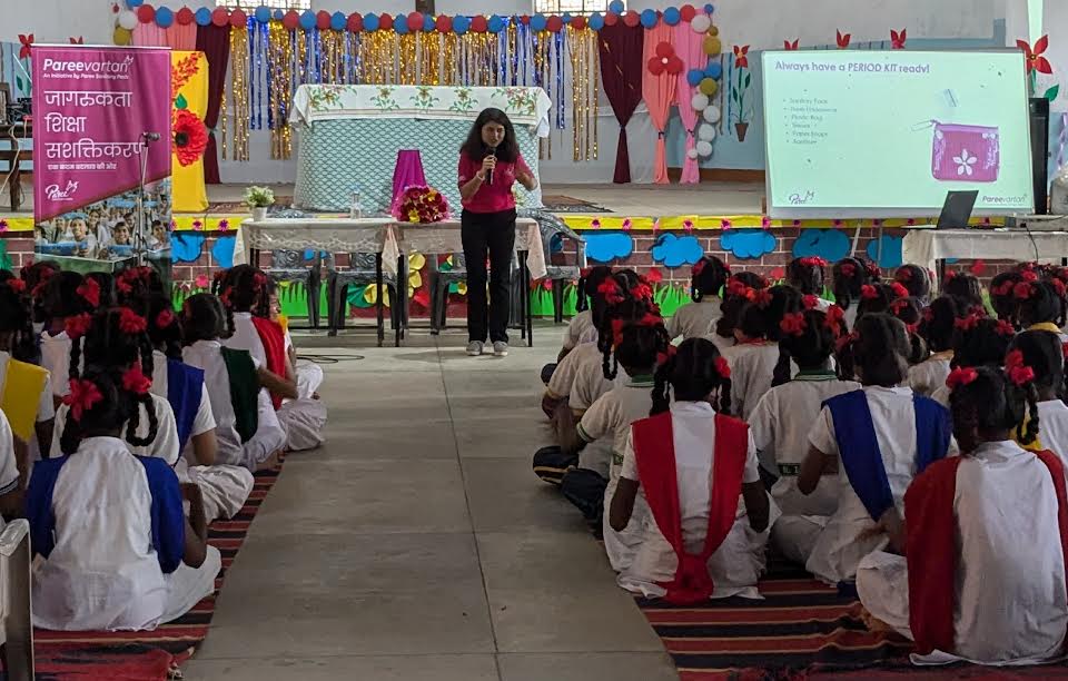 परी सैनिटरी पैड्स के मेंस्ट्रुअल हाइजीन इनिशिएटिव 'परीवर्तन'... - CG Sandesh